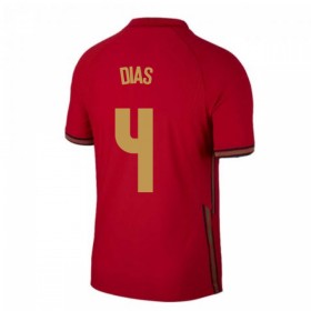 Fußballtrikots Portugal Ruben Dias 4 Heimtrikotsatz Euro 2020